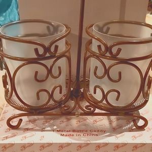 Princess House Metal Bottle Caddy